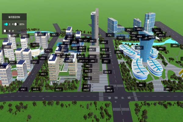 樓宇自控系統BIM可視平臺運行主狀態的實時顯示！